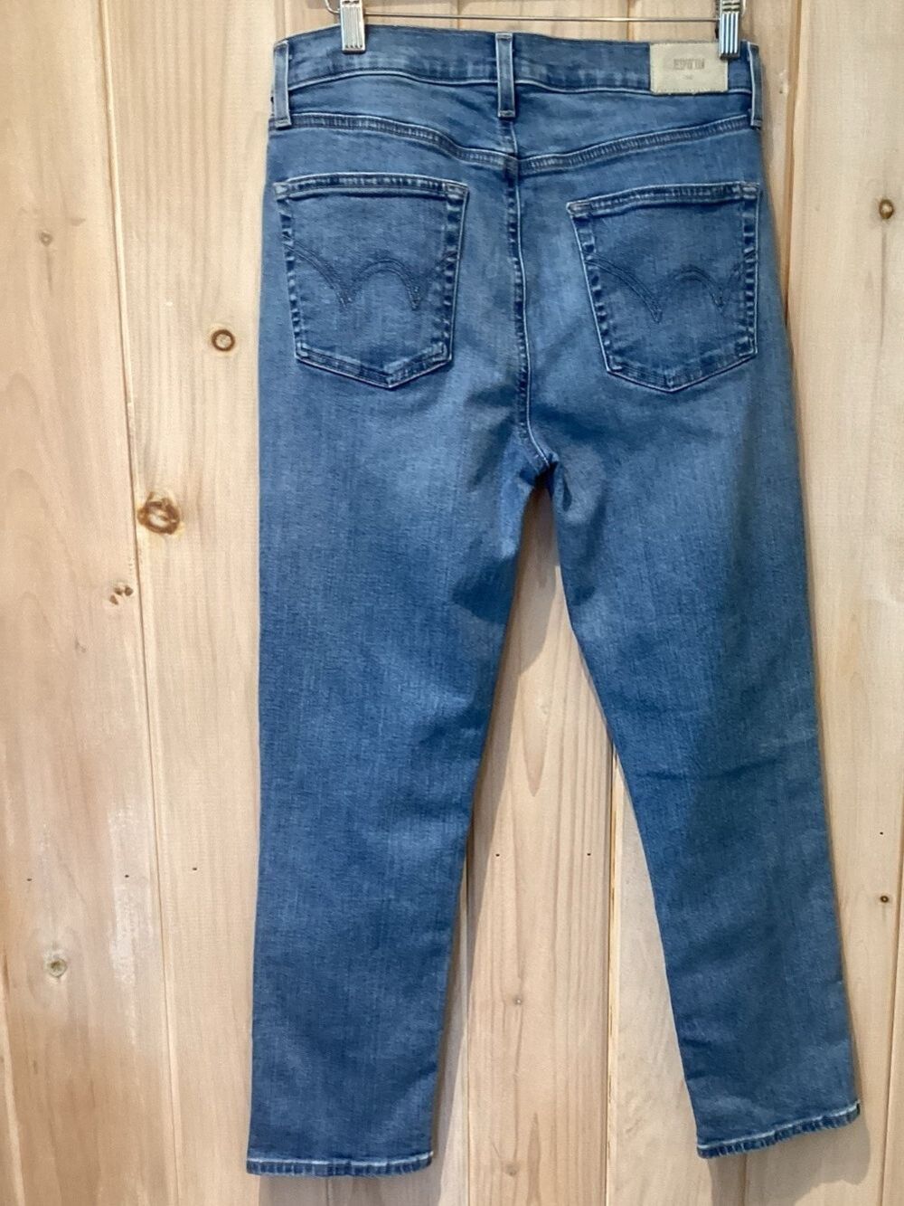Edwin Mid Rise Straight Crop Jeans Size 28 - Picture 3 of 6